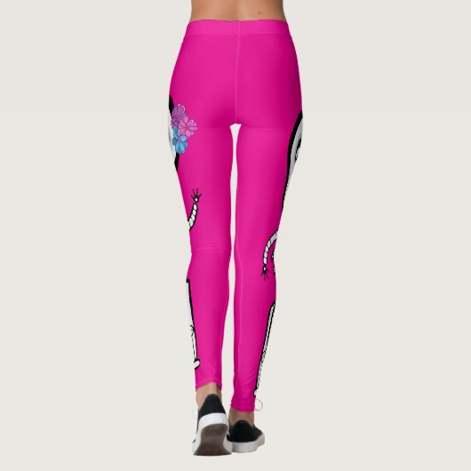 Monsterskeletten Leggings (Achterkant)