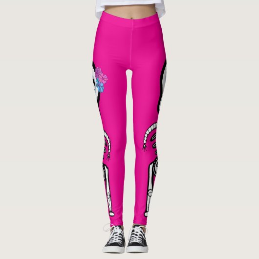Monsterskeletten Leggings (Voorkant)