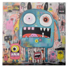 monstertegel tegeltje