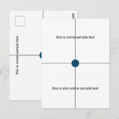 Monstertest Briefkaart (Voorkant / Achterkant)