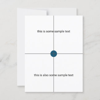 Monstertest Briefkaart