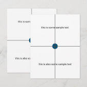 Monstertest RSVP Kaartje (Voorkant / Achterkant)