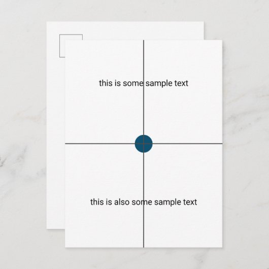 Monstertest Uitnodiging Briefkaart (Voorkant / Achterkant)