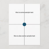 Monstertest Uitnodiging Briefkaart (Voorkant)