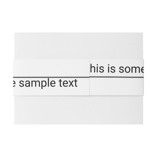 Monstertest Uitnodigingen Wikkel (Achterkant Voorbeeld)