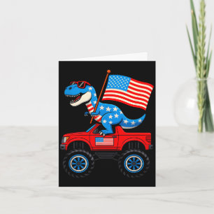 Monstertruck 4 juli Amerikaanse vlag patriottisch Kaart