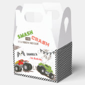 Monstertruck bash coole moderne smash verjaardag bedankdoosjes (Geopend)