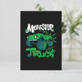 Monstertruck. Illustratie voor t-shirt afdrukken Kaart (Staand voorkant)