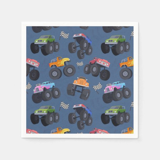 Monstertruck Papier Servet (Voorkant)