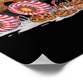 Monstertruck Peperkoekman Grappige Kerstkoning Poster (Hoek)