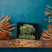 Monstertruck St. Patrick's Day Lucky Shamrock Fotoplaat (Zijkant)