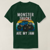  monstertruck zijn mijn Jam Boys Birthday Gif T-shirt (Design voorkant)