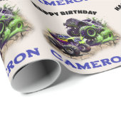 Monstertrucks in de Modder Cadeaupapier (Rol Hoek)