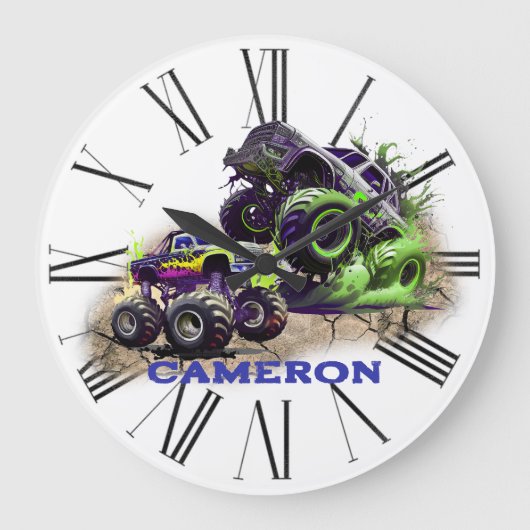 Monstertrucks in de Modder Grote Klok (Voorkant)