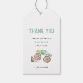 Monstertrucks verjaardagscadeau-label cadeaulabel (Voorkant)