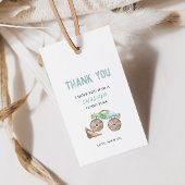 Monstertrucks verjaardagscadeautag cadeaulabel