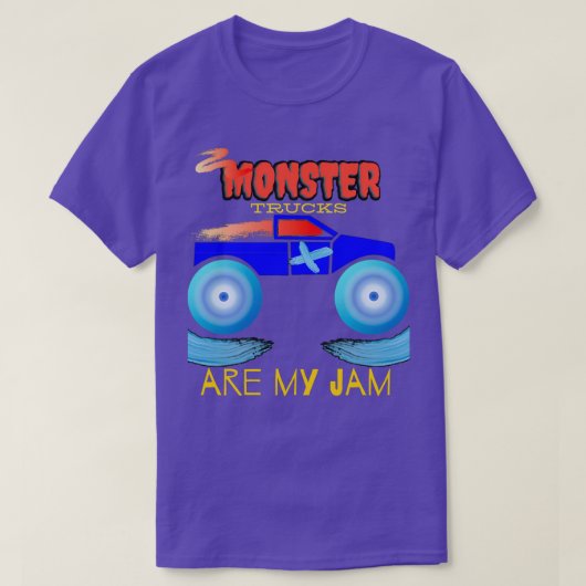 monstertrucks zijn mijn jam Monster Trucks Top S (Design voorkant)
