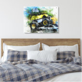 Monstertrunk Canvas Afdruk (Insitu (Slaapkamer))