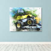 Monstertrunk Canvas Afdruk (Insitu (Houten vloer))