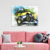 Monstertrunk Canvas Afdruk (Insitu (Woonkamer))