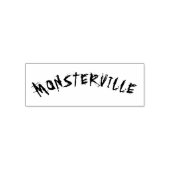 " MONSTERVILLE " HALLOWEEN HORROR LEUK MONSTER WOO ZELFINKTENDE STEMPEL (Design)