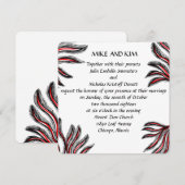 MONSTERVOORBEELDINVITATIE KAART (Voorkant / Achterkant)