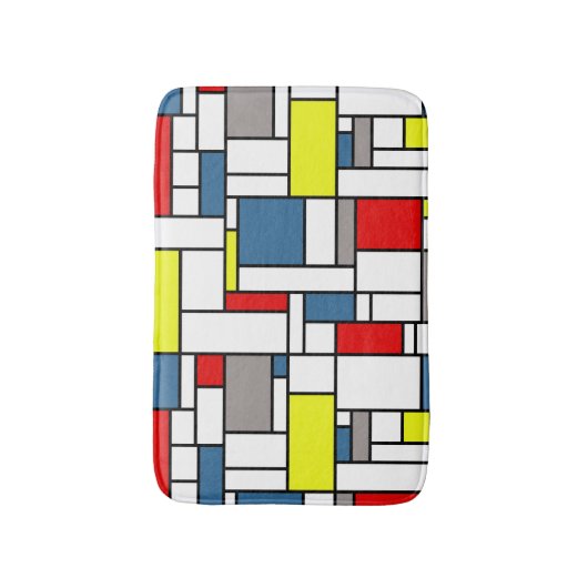 Monstervormig vormontwerp badmat (Voorkant Verticaal)