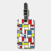 Monstervormig vormontwerp bagagelabel (Voorkant verticaal)