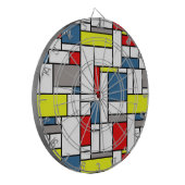Monstervormig vormontwerp dartbord (Voorkant Links)