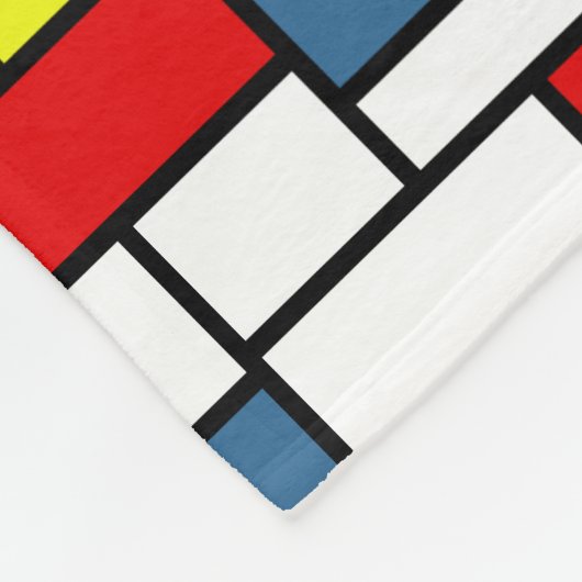 Monstervormig vormontwerp fleece deken (Hoek)