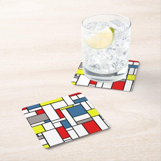 Monstervormig vormontwerp kartonnen onderzetters (Insitu)