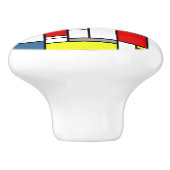 Monstervormig vormontwerp keramische knop (Zijkant)