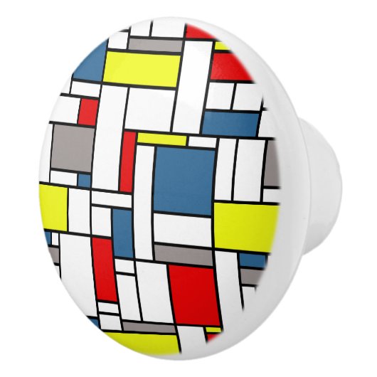 Monstervormig vormontwerp keramische knop (Rechts)