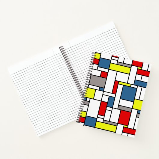 Monstervormig vormontwerp notitieboek (Binnen)