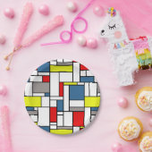 Monstervormig vormontwerp papieren bordje (Feest)