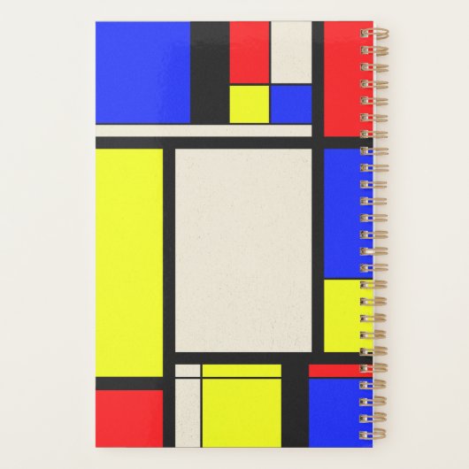 Monstervormig vormontwerp planner (Achterkant)