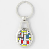 Monstervormig vormontwerp sleutelhanger (Voorkant)