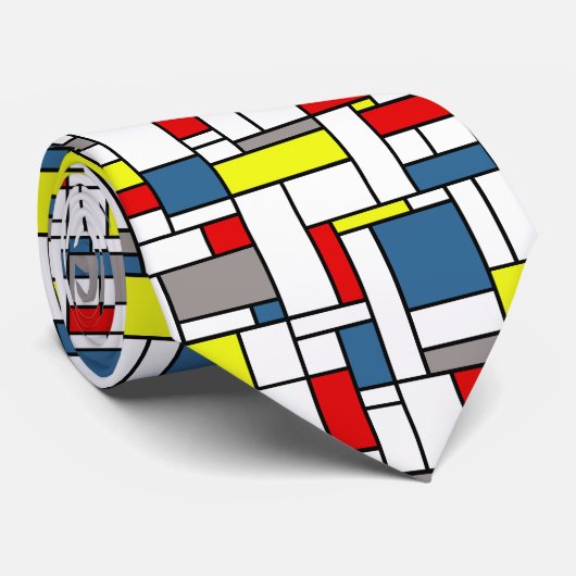 Monstervormig vormontwerp stropdas (Opgerold)