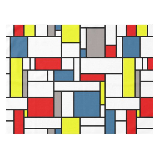 Monstervormig vormontwerp tafelkleed (Voorkant (Horizontaal))