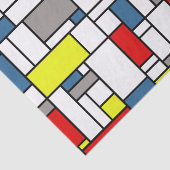 Monstervormig vormontwerp tissuepapier (Detail)