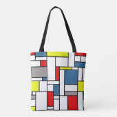 Monstervormig vormontwerp tote bag (Achterkant)