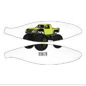 Monstervrachtwagen cartoon illustratie basketbal (Panelen)