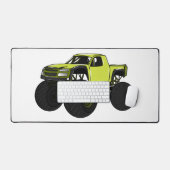 Monstervrachtwagen cartoon illustratie bureaumat (Keyboard & Muis)