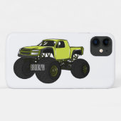Monstervrachtwagen cartoon illustratie Case-Mate iPhone case (Achterkant (horizontaal))