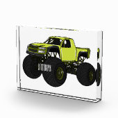 Monstervrachtwagen cartoon illustratie fotoblokken (Rechts)