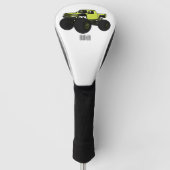 Monstervrachtwagen cartoon illustratie golfheadcover (Voorkant)