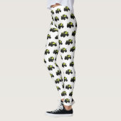 Monstervrachtwagen cartoon illustratie leggings (Links)