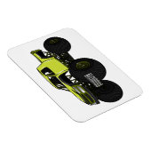 Monstervrachtwagen cartoon illustratie magneet (Rechterzijde)