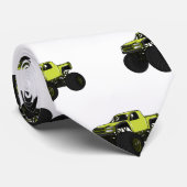 Monstervrachtwagen cartoon illustratie stropdas (Opgerold)