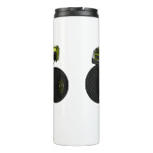 Monstervrachtwagen cartoon illustratie thermosbeker (Achterkant)